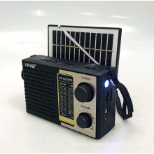 NNS Q33BTS FM AM SW 3 Band Vintage Retro Radio Rechargeable Radio With USB SD TF Mp3 With Solar
